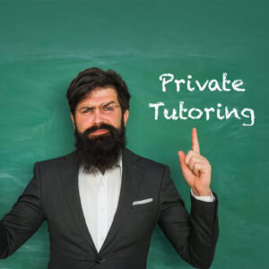 A law professor pointing out private tutoring